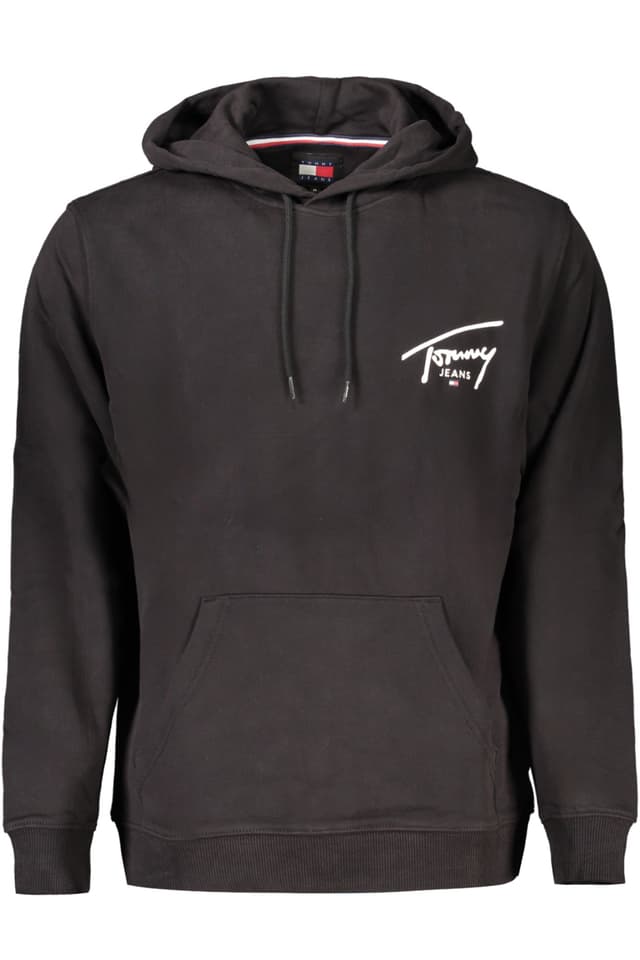 TOMMY HILFIGER МЪЖКИ ЧЕРЕН СУИТШЪТ БЕЗ ЦИП