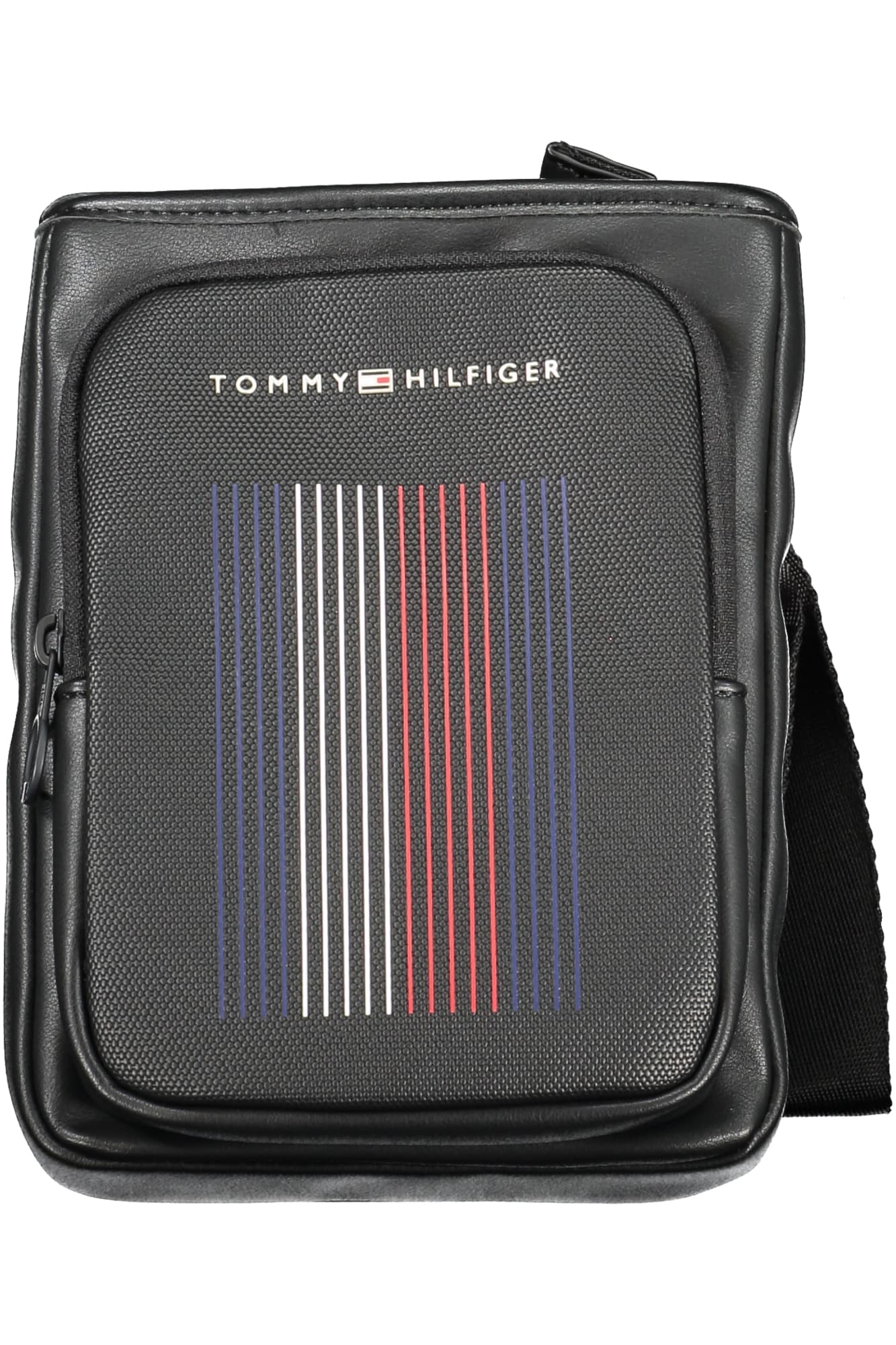 TOMMY HILFIGER МЪЖКА ЧАНТА ПРЕЗ РАМО ЧЕРНА - TOMMY HILFIGER