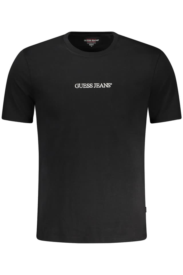 МЪЖКА ТЕНИСКА С КЪС РЪКАВ GUESS JEANS ЧЕРНА