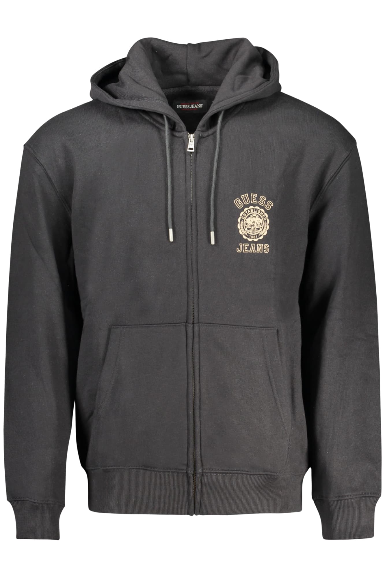 GUESS JEANS МЪЖКИ СУИТШЪР С ЦИП ЧЕРЕН - GUESS JEANS