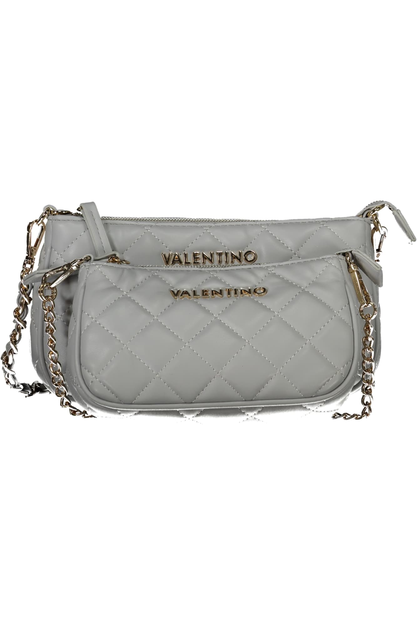 VALENTINO BAGS ДАМСКА ЧАНТА СИВА - VALENTINO BAGS