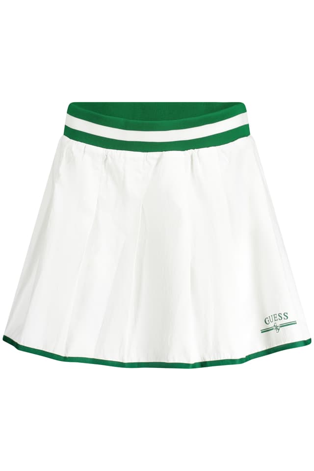 GUESS JEANS КЪСА ПОЛА ДАМСКА БЯЛА