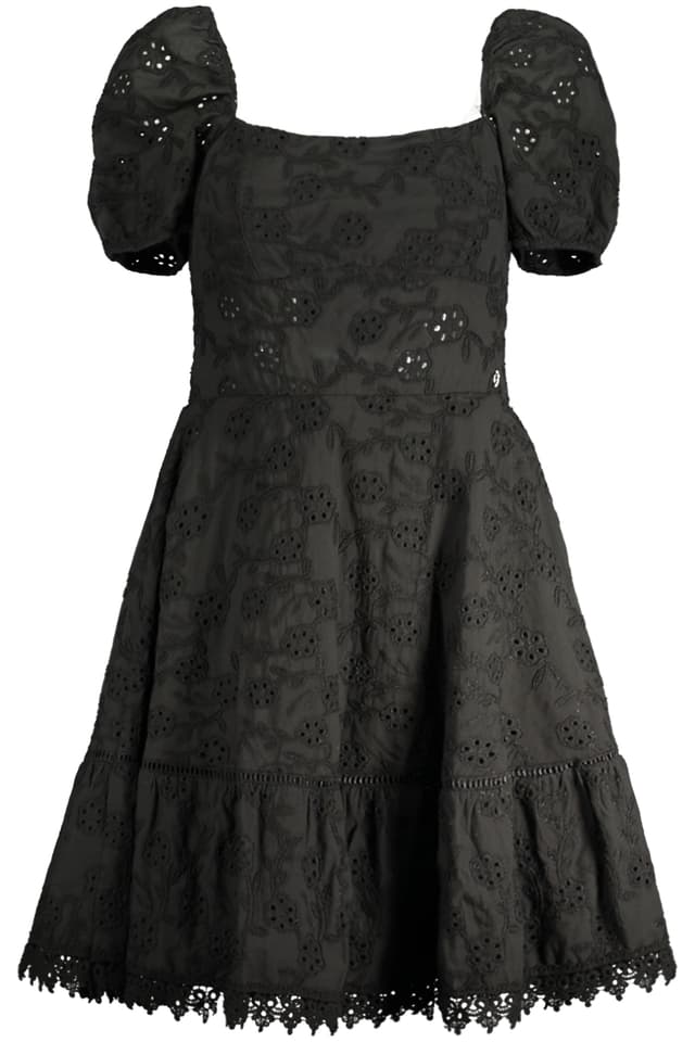 GUESS JEANS КЪСА РОКЛЯ ДАМСКА ЧЕРНА