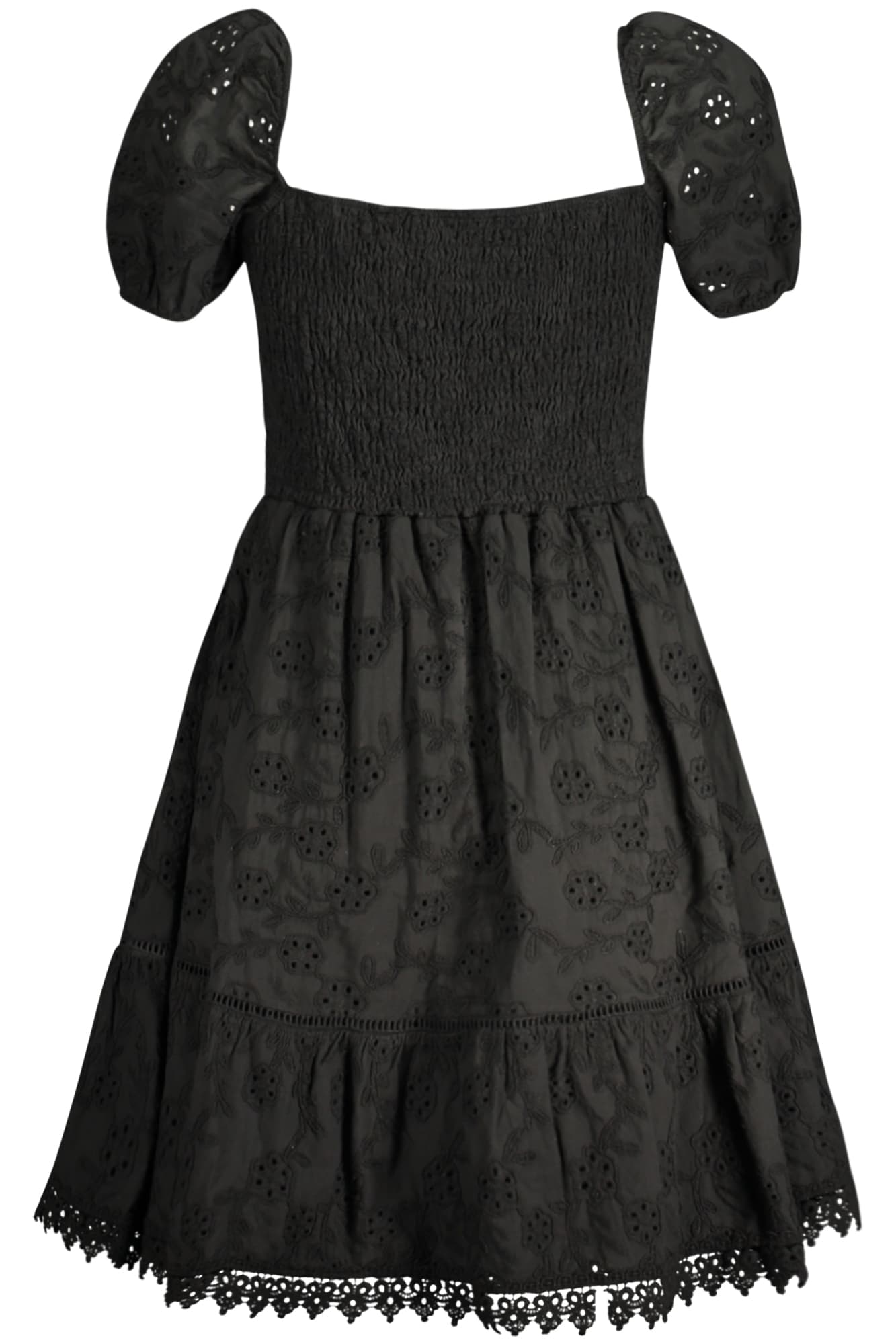 GUESS JEANS КЪСА РОКЛЯ ДАМСКА ЧЕРНА - GUESS JEANS