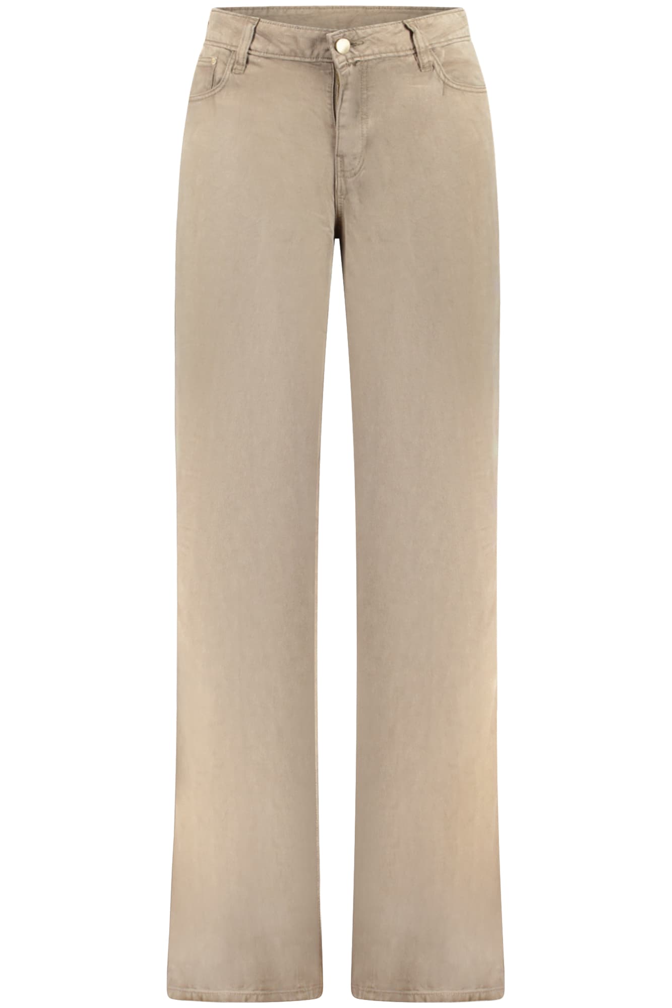 GUESS JEANS ДАМСКИ ЗЕЛЕН ПАНТАЛОН - GUESS JEANS