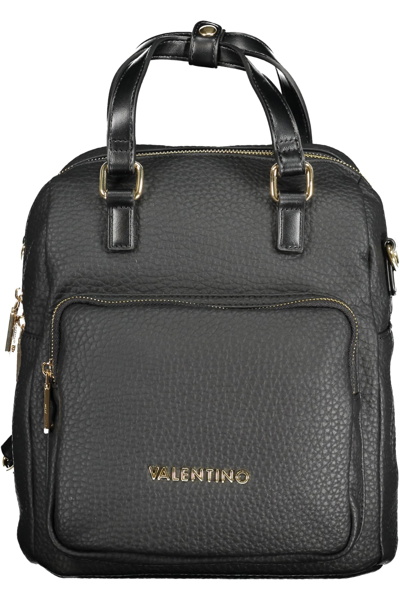 VALENTINO BAGS ДАМСКА РАНИЦА ЧЕРНА - VALENTINO BAGS