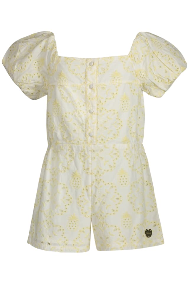 GUESS JEANS КЪСА РОКЛЯ МОМИЧЕ ЖЪЛТА