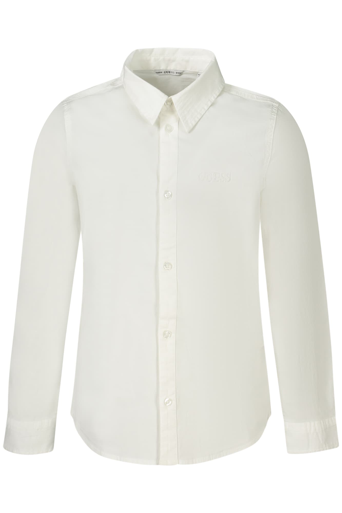 ДЪНКИ GUESS ДЕТСКА РИЗА С ДЪЛЪГ РЪКАВ БЯЛА - GUESS JEANS