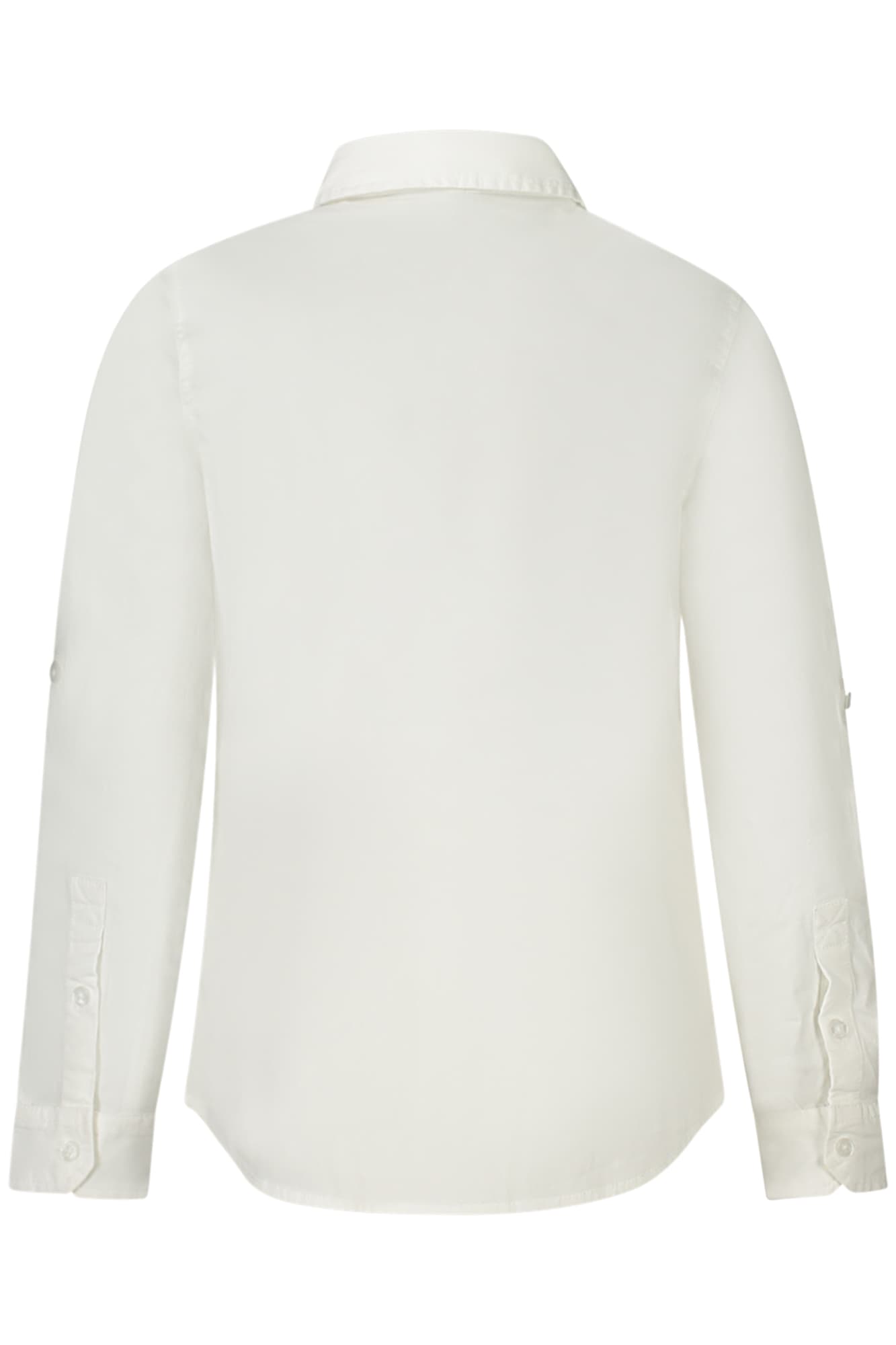 ДЪНКИ GUESS ДЕТСКА РИЗА С ДЪЛЪГ РЪКАВ БЯЛА - GUESS JEANS