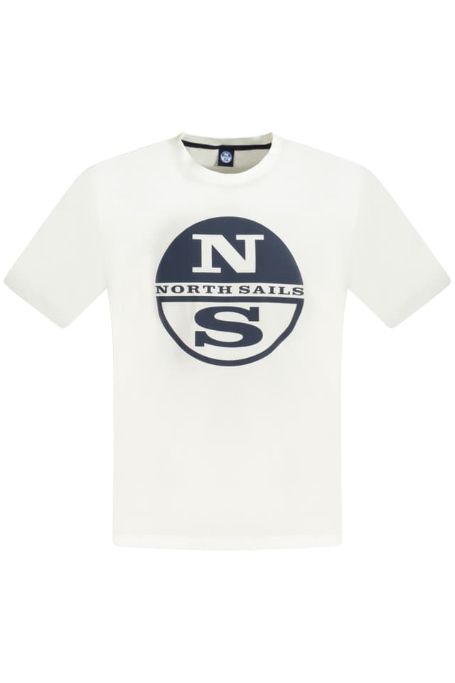 МЪЖКА ТЕНИСКА С КЪС РЪКАВ NORTH SAILS БЯЛА