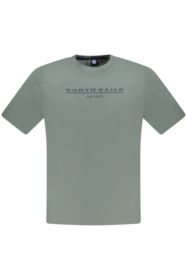 МЪЖКА ТЕНИСКА С КЪС РЪКАВ NORTH SAILS ЗЕЛЕНА