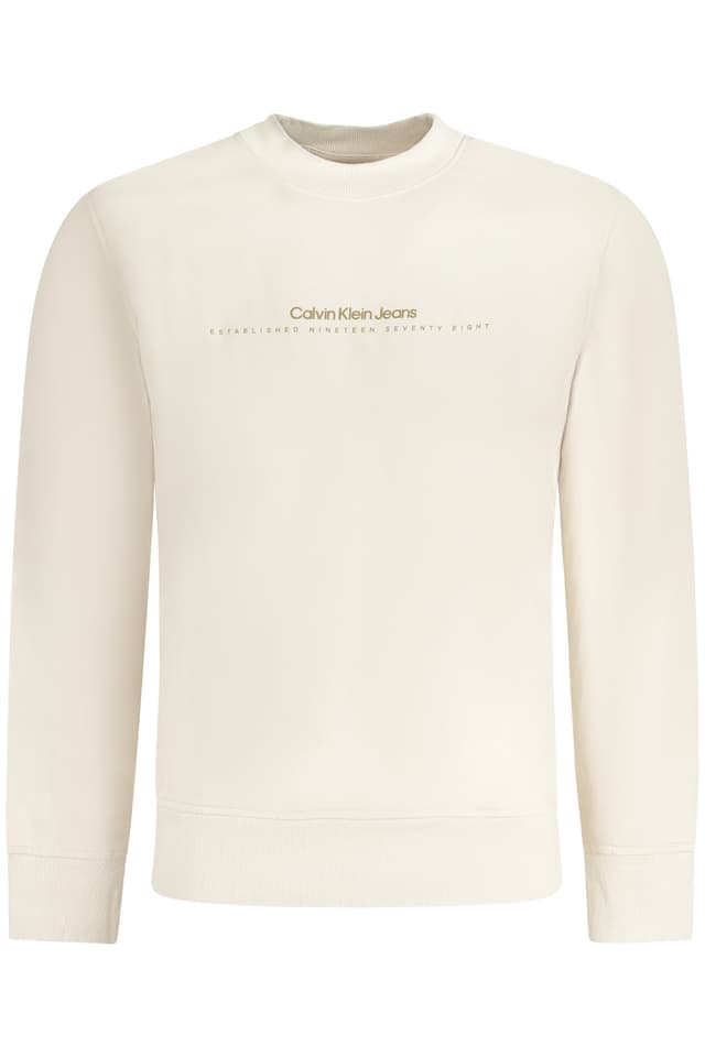 CALVIN KLEIN СУИТШЪР БЕЗ ЦИП МЪЖКИ БЕЖОВ