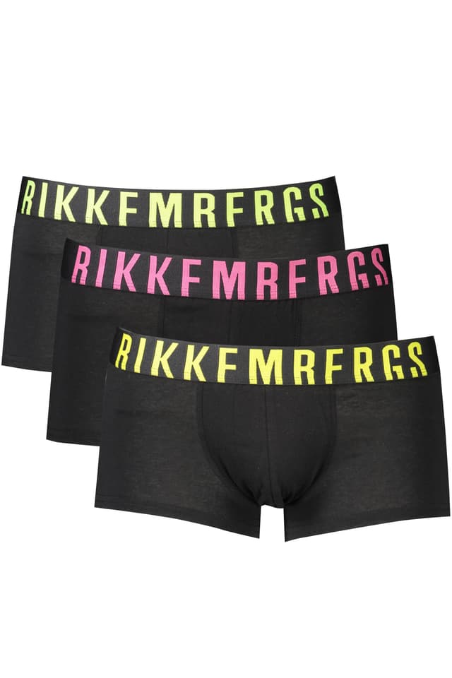 BIKKEMBERGS МЪЖКИ БОКСЕР ЧЕРЕН