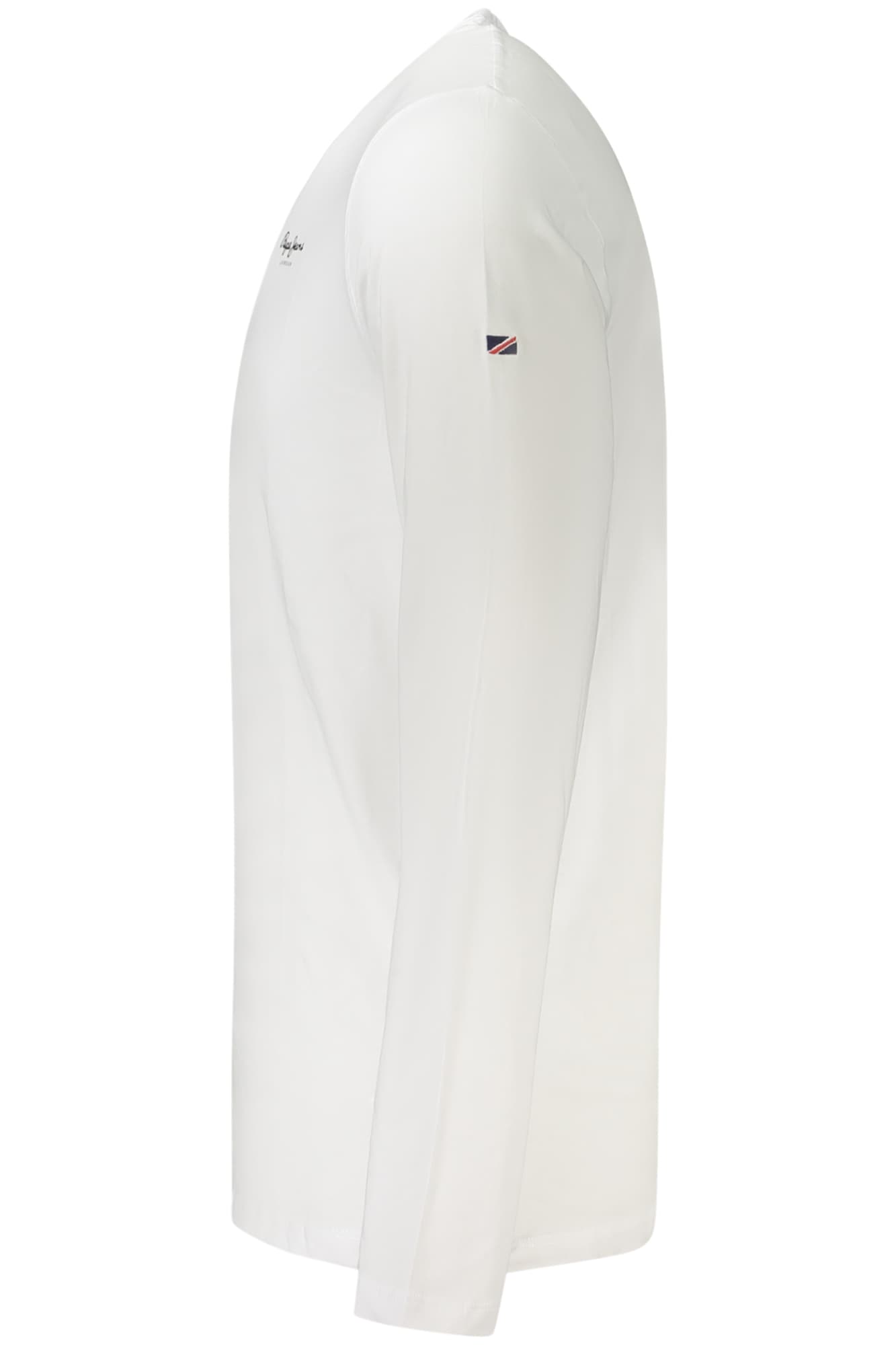 PEPE JEANS ТЕНИСКА С ДЪЛЪГ РЪКАВ МЪЖКА БЯЛА - PEPE JEANS