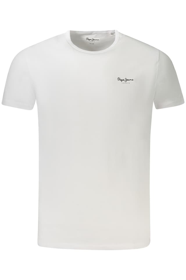 МЪЖКА ТЕНИСКА С КЪС РЪКАВ PEPE JEANS БЯЛА