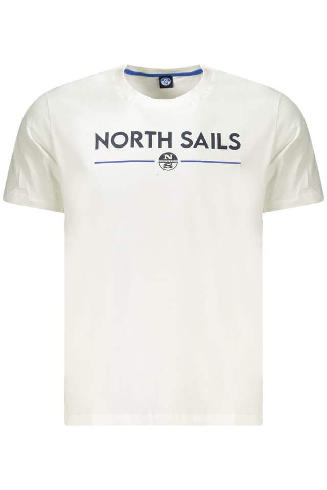 МЪЖКА ТЕНИСКА С КЪС РЪКАВ NORTH SAILS БЯЛА