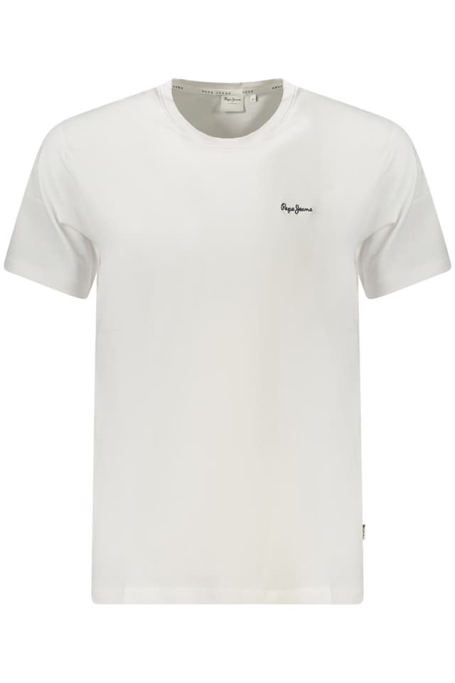 МЪЖКА ТЕНИСКА С КЪС РЪКАВ PEPE JEANS БЯЛА