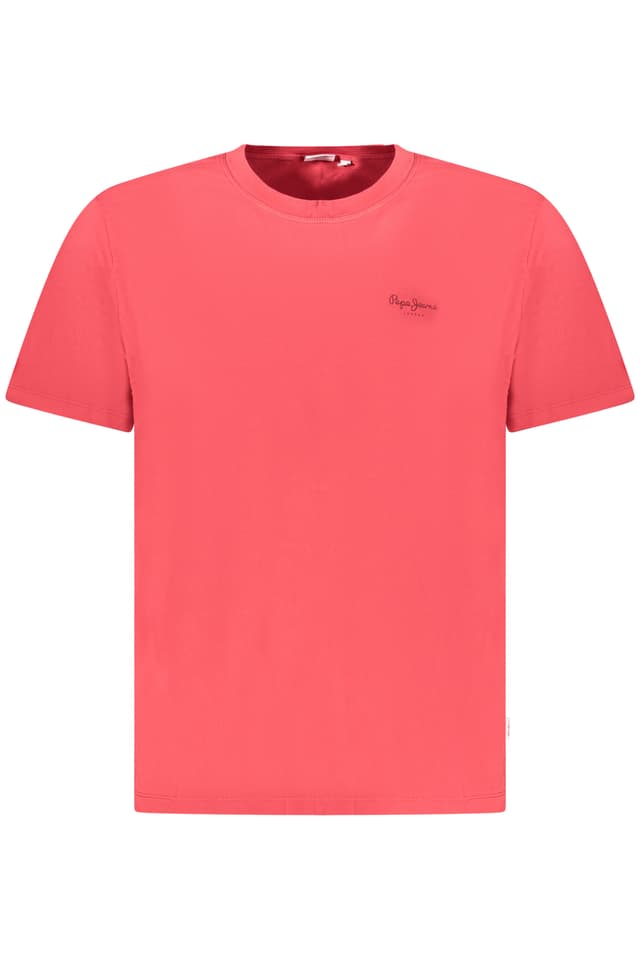 PEPE JEANS МЪЖКА ТЕНИСКА С КЪС РЪКАВ ЧЕРВЕНА