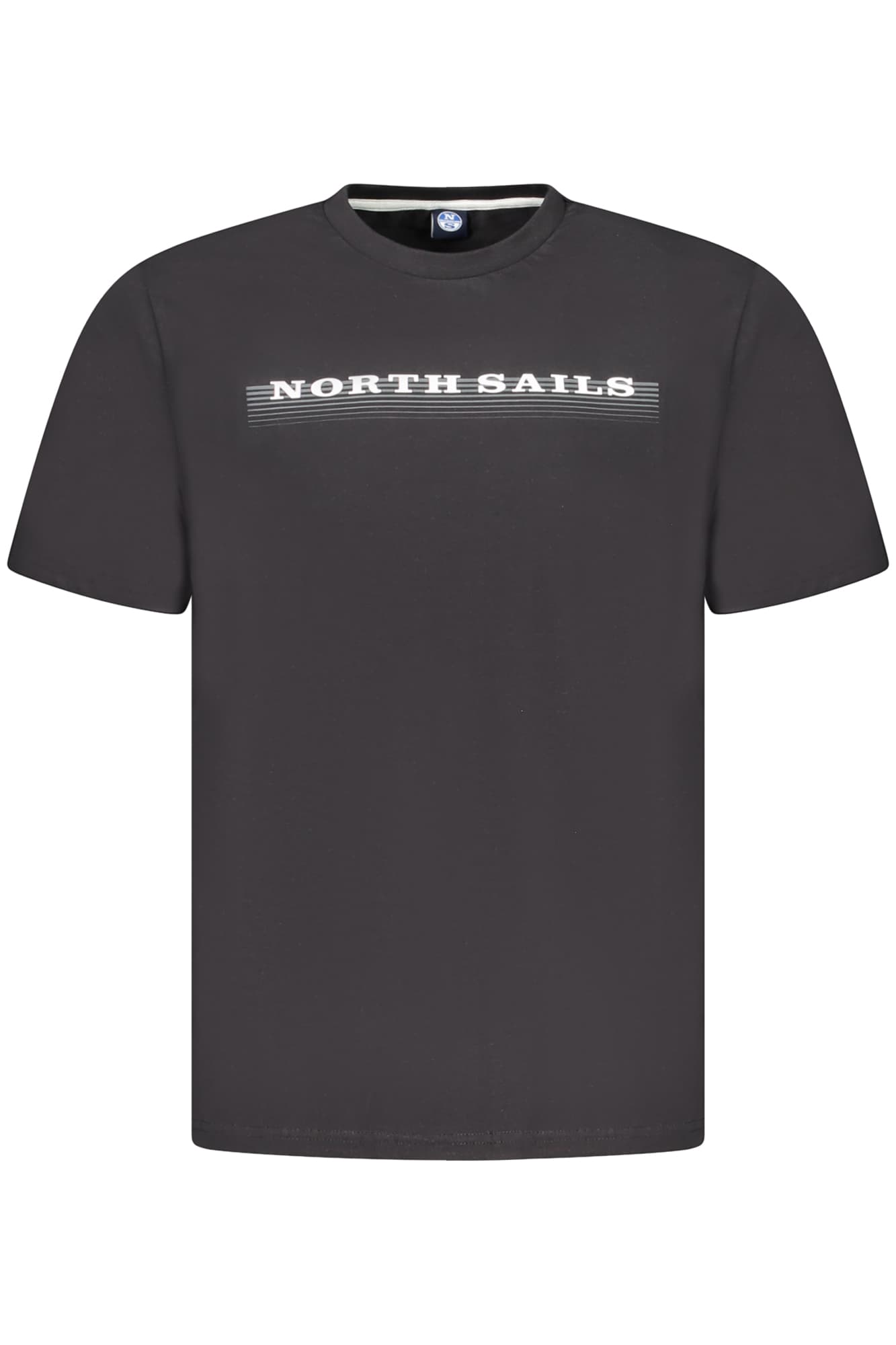 МЪЖКА ТЕНИСКА С КЪС РЪКАВ NORTH SAILS ЧЕРНА - NORTH SAILS