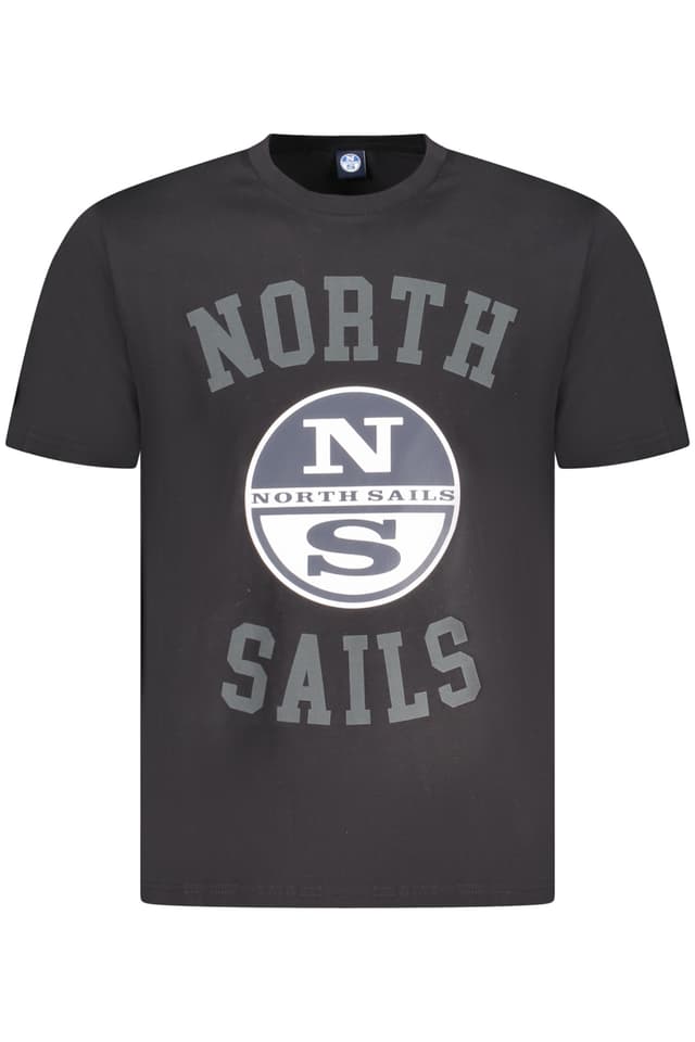МЪЖКА ТЕНИСКА С КЪС РЪКАВ NORTH SAILS ЧЕРНА