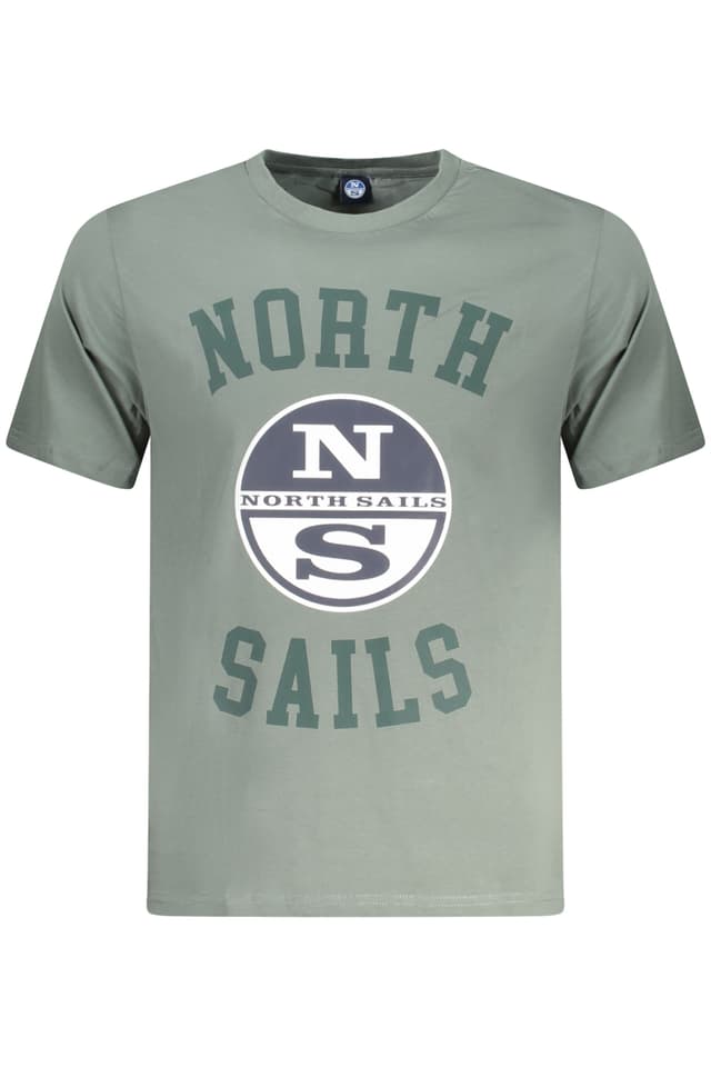 МЪЖКА ТЕНИСКА С КЪС РЪКАВ NORTH SAILS ЗЕЛЕНА