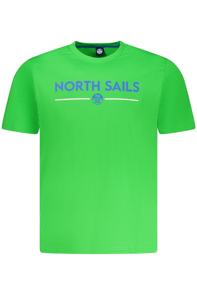 МЪЖКА ТЕНИСКА С КЪС РЪКАВ NORTH SAILS ЗЕЛЕНА