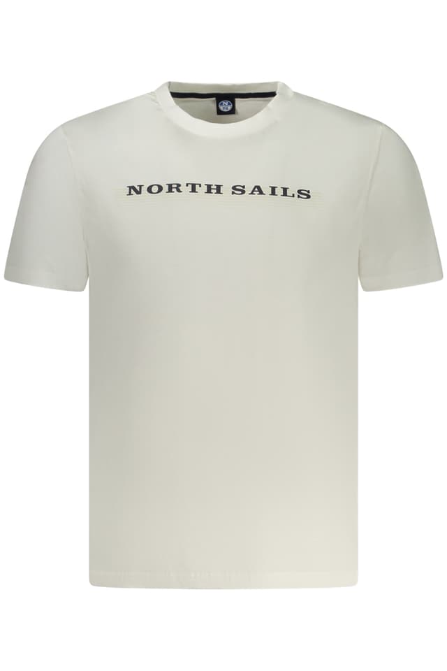 МЪЖКА ТЕНИСКА С КЪС РЪКАВ NORTH SAILS БЯЛА