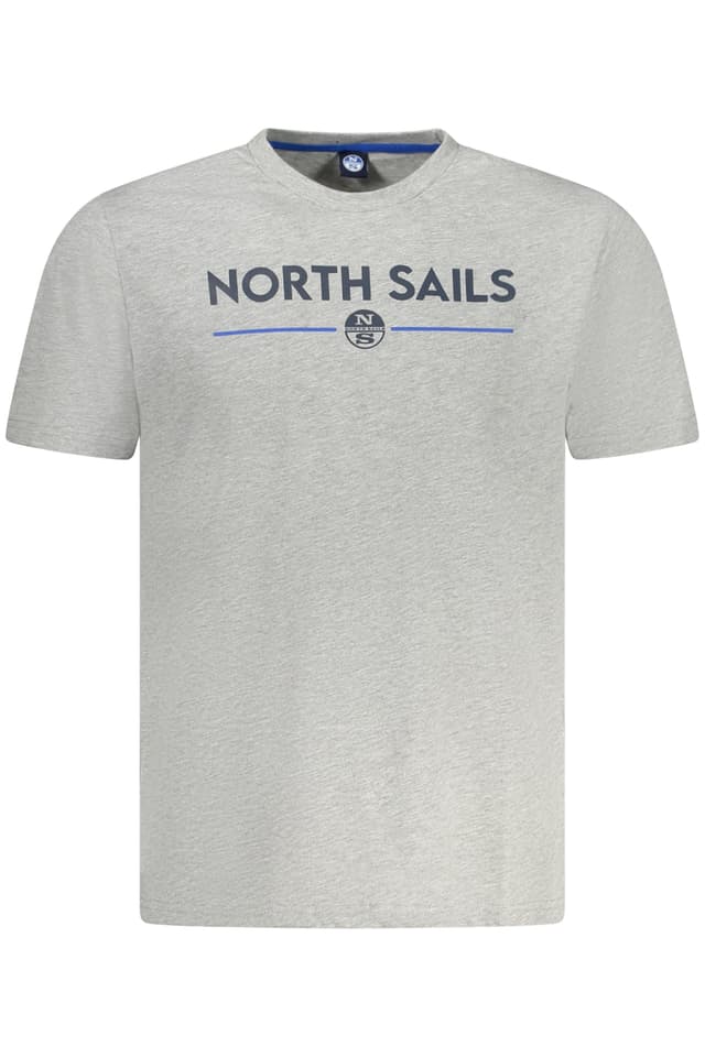 МЪЖКА ТЕНИСКА С КЪС РЪКАВ NORTH SAILS СИВА