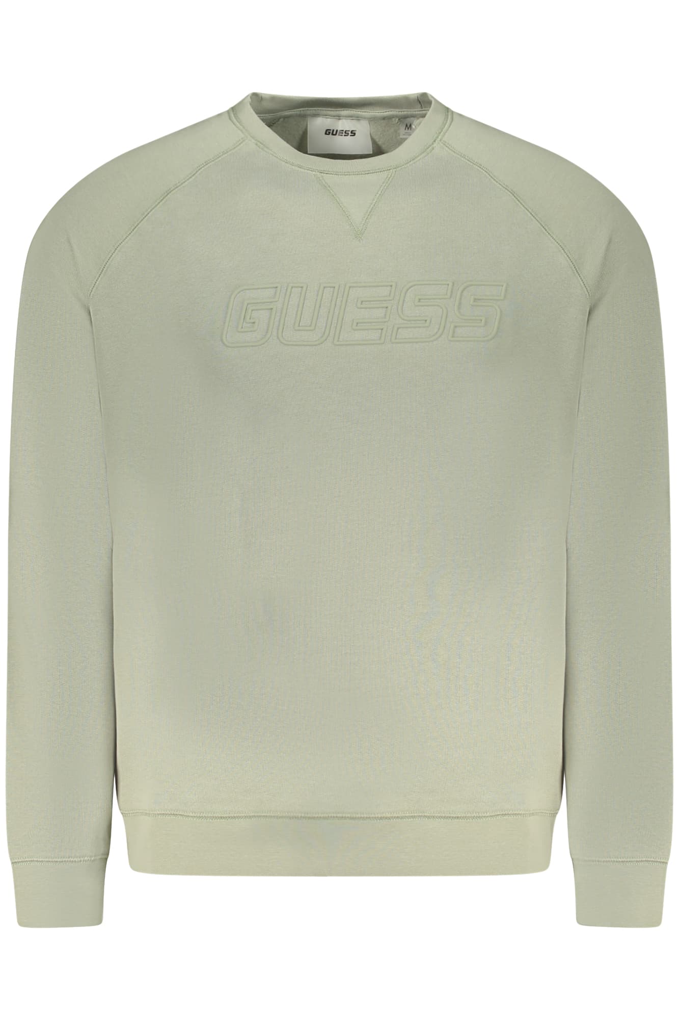 GUESS ДЪНКОВ СУИТШЪР БЕЗ ЦИП МЪЖКИ ЗЕЛЕН - GUESS JEANS