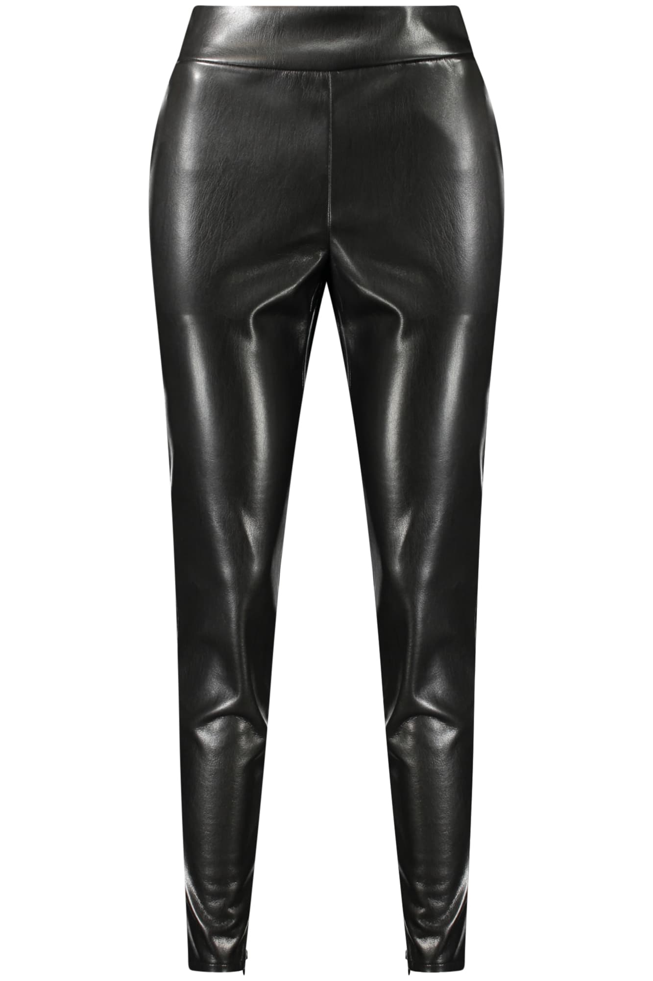 GUESS JEANS ДАМСКИ ЧЕРЕН ПАНТАЛОН - GUESS JEANS