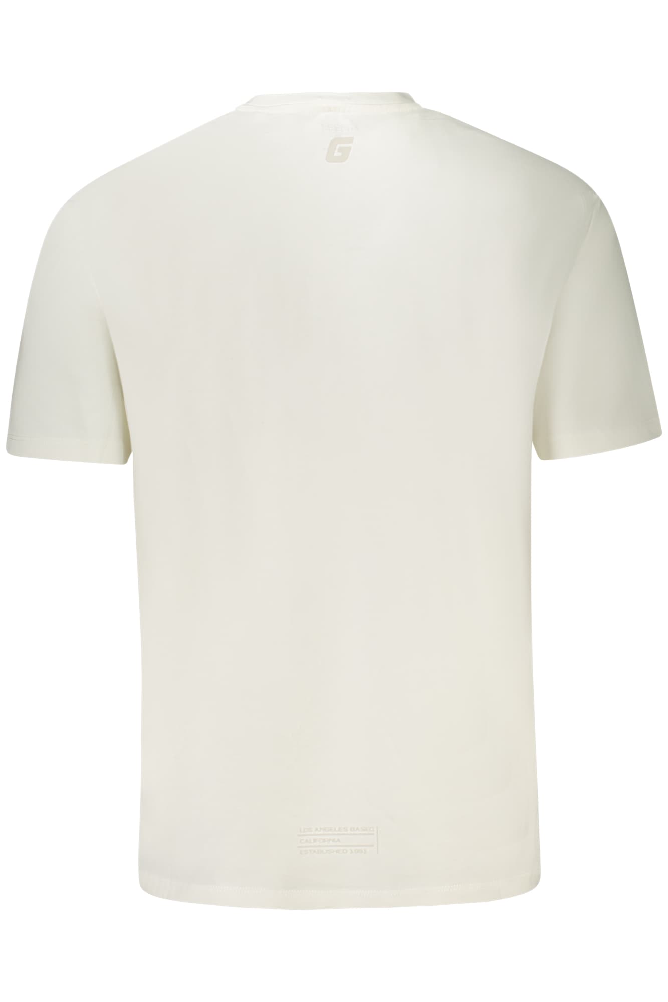 МЪЖКА ТЕНИСКА С КЪС РЪКАВ GUESS JEANS БЯЛА - GUESS JEANS