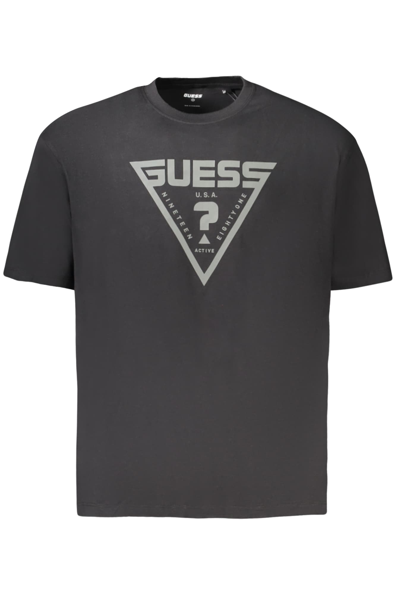 GUESS JEANS ТЕНИСКА С КЪС РЪКАВ МЪЖКА ЧЕРНА - GUESS JEANS