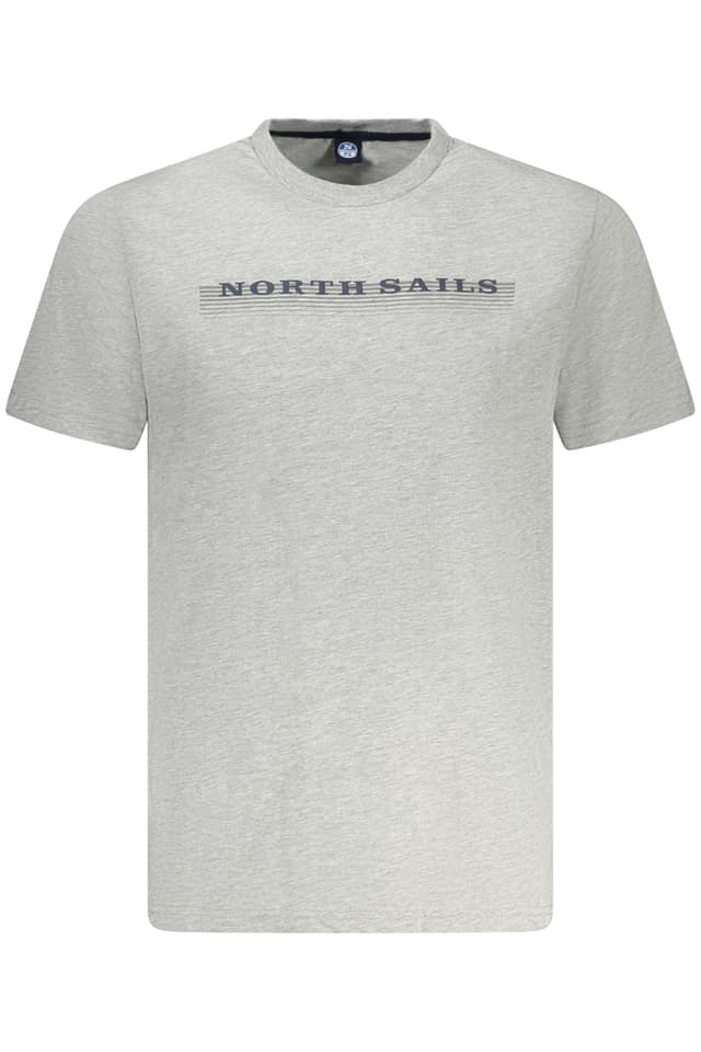 МЪЖКА ТЕНИСКА С КЪС РЪКАВ NORTH SAILS СИВА