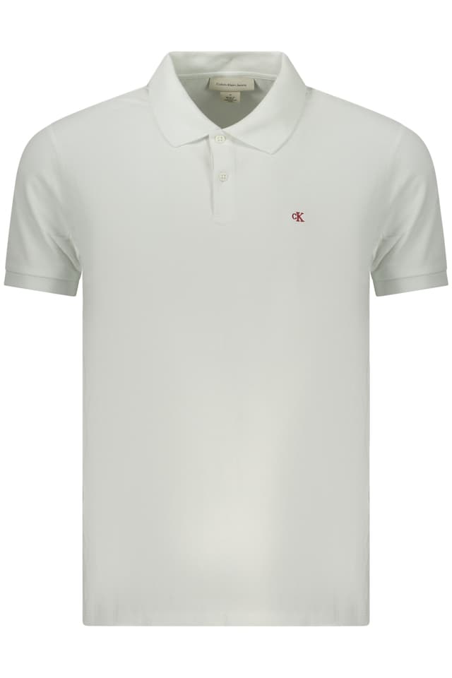 CALVIN KLEIN POLO С КЪС РЪКАВ МЪЖЕ БЯЛО