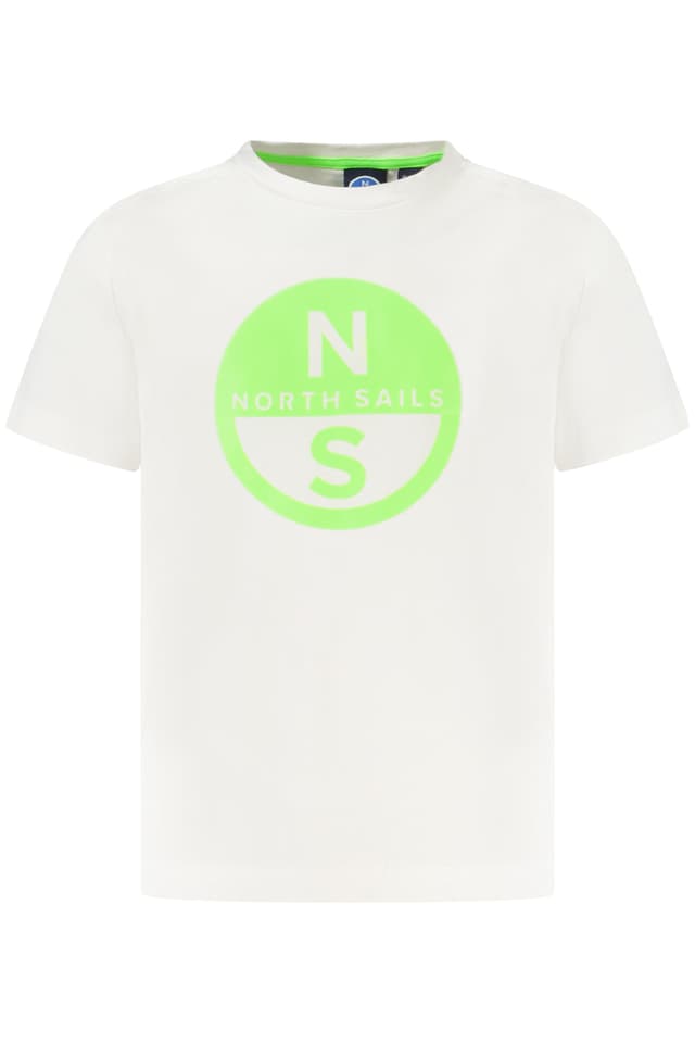 ДЕТСКА ТЕНИСКА С КЪС РЪКАВ NORTH SAILS БЯЛА