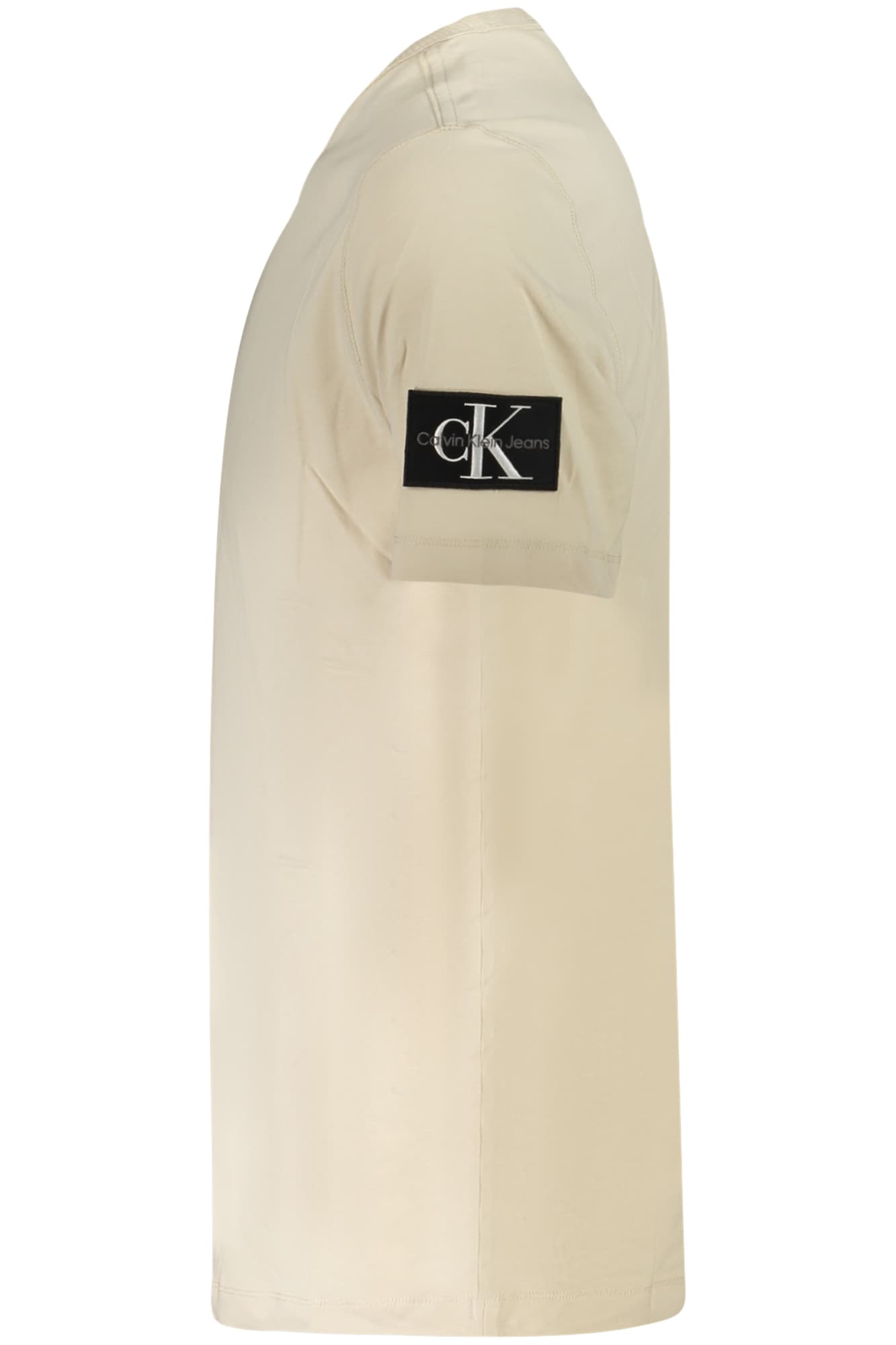 МЪЖКА БЕЖОВА ТЕНИСКА С КЪС РЪКАВ CALVIN KLEIN - CALVIN KLEIN