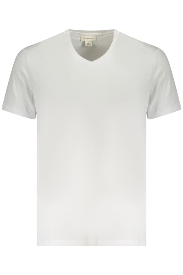 CALVIN KLEIN МЪЖКА ТЕНИСКА С КЪС РЪКАВ БЯЛА