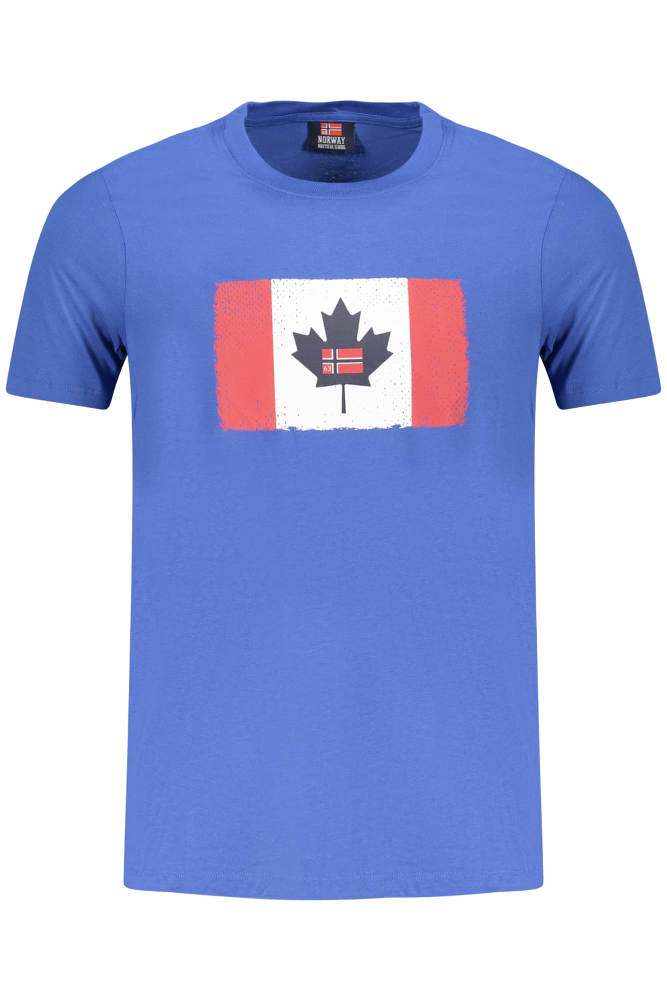 NORWAY 1963 МЪЖКА ТЕНИСКА С КЪС РЪКАВ СИНЯ - NORWAY 1963