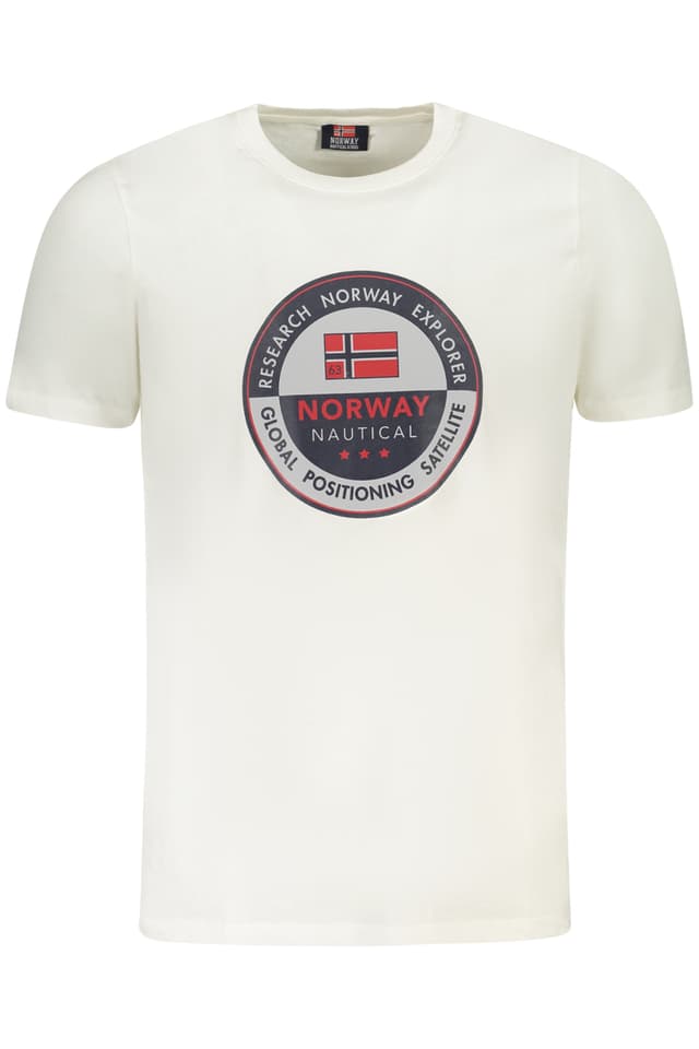 NORWAY 1963 МЪЖКА ТЕНИСКА С КЪС РЪКАВ БЯЛА