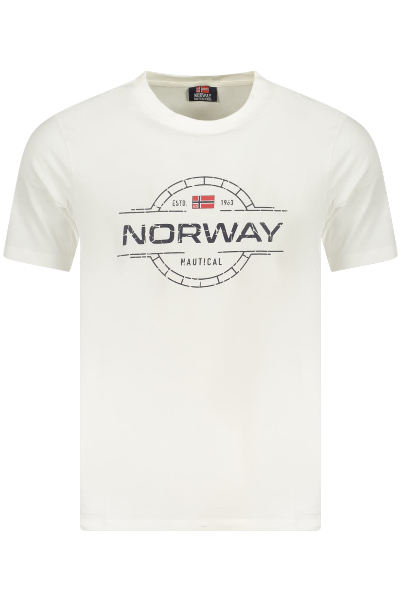 NORWAY 1963 МЪЖКА ТЕНИСКА С КЪС РЪКАВ БЯЛА - NORWAY 1963