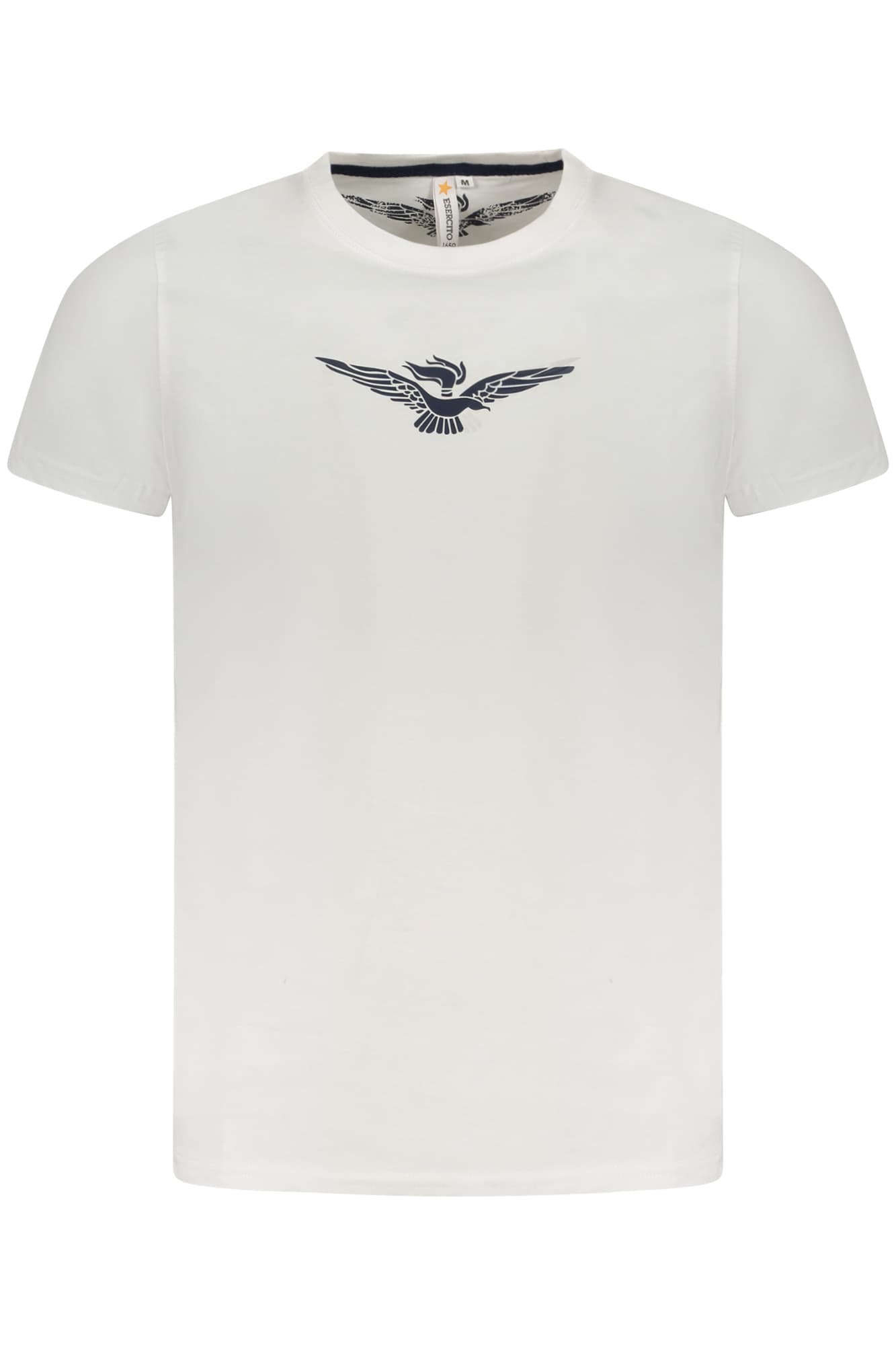 ARMY 1659 МЪЖКА ТЕНИСКА С КЪС РЪКАВ БЯЛА - ACCADEMIA MILITARE