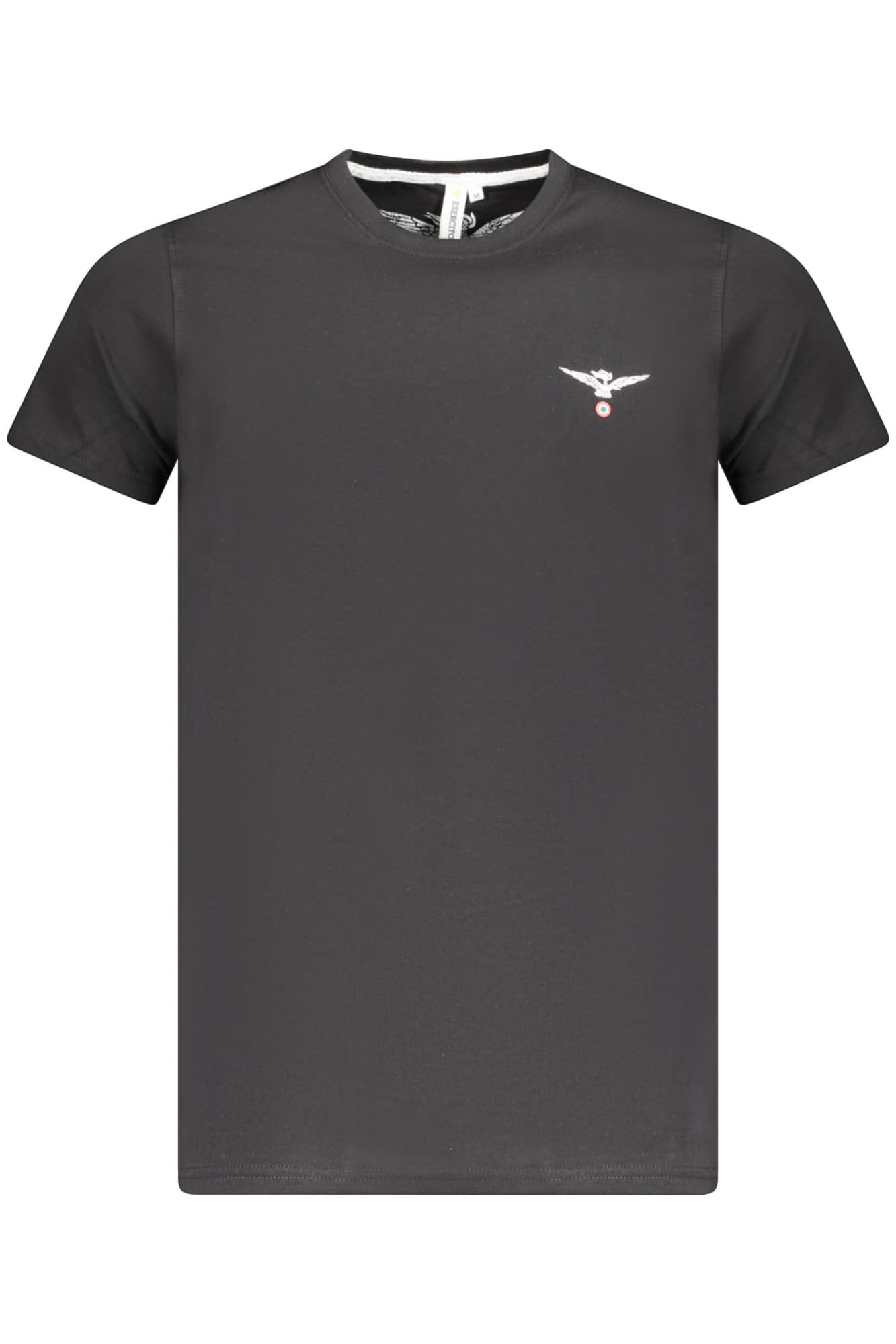 ARMY 1659 ЧЕРНА МЪЖКА ТЕНИСКА С КЪС РЪКАВ - ACCADEMIA MILITARE