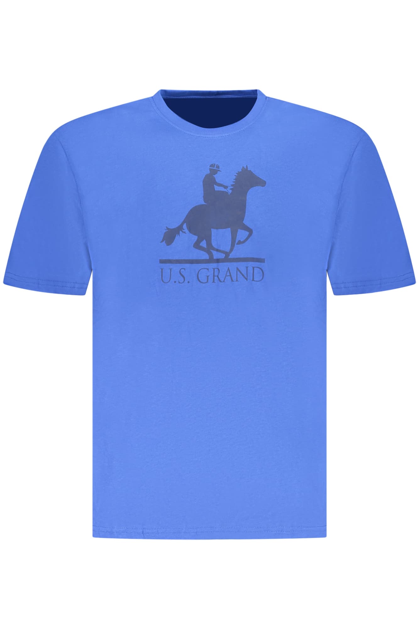 МЪЖКА ТЕНИСКА С КЪС РЪКАВ US GRAND, СИНЯ - U.S. GRAND