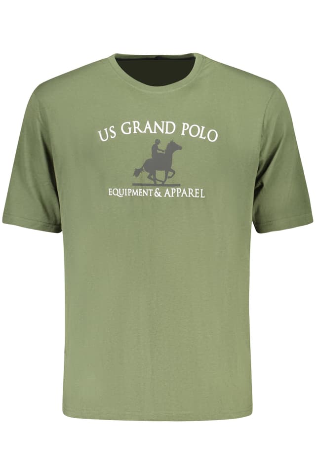 Мъжка тениска с къс ръкав US GRAND в зелено