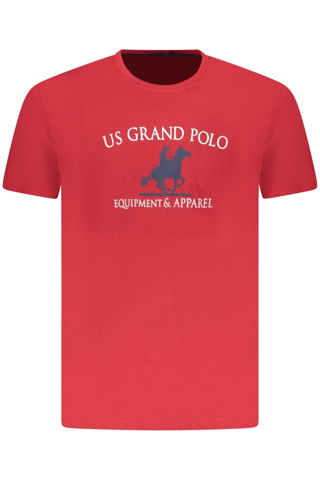 Мъжка тениска с къс ръкав US GRAND, червена