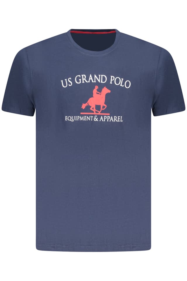 МЪЖКА ТЕНИСКА С КЪС РЪКАВ US GRAND, СИНЯ