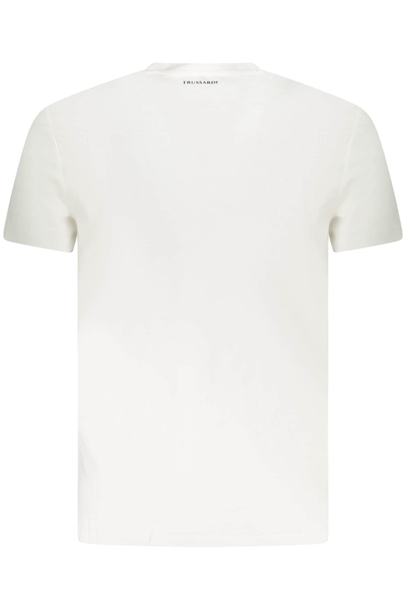 ТЕНИСКА С КЪС РЪКАВ TRUSSARDI МЪЖКА БЯЛА - TRUSSARDI