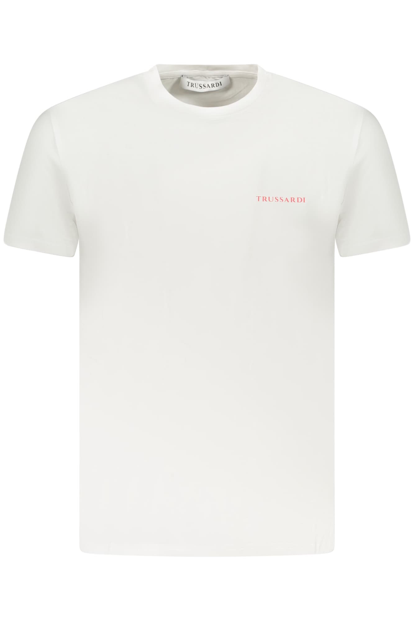 ТЕНИСКА С КЪС РЪКАВ TRUSSARDI МЪЖКА БЯЛА - TRUSSARDI