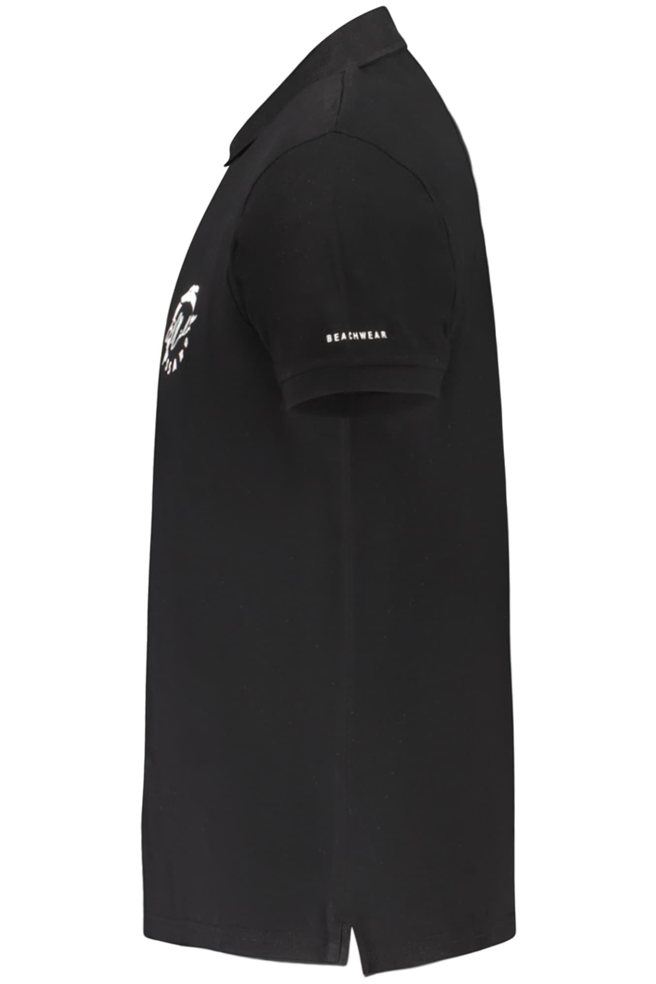 МЪЖКО ПОЛО С КЪС РЪКАВ TRUSSARDI ЧЕРНО - TRUSSARDI