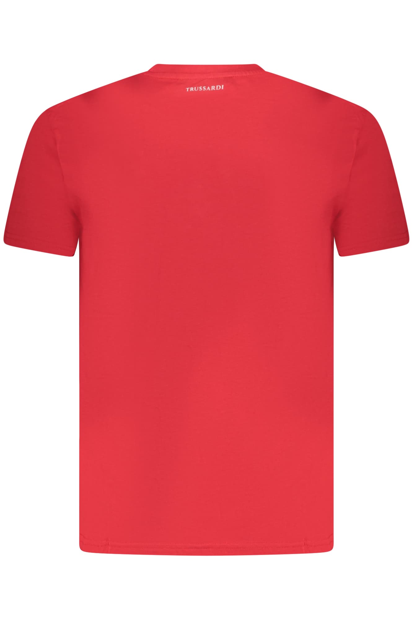 МЪЖКА ТЕНИСКА С КЪС РЪКАВ TRUSSARDI ЧЕРВЕНА - TRUSSARDI